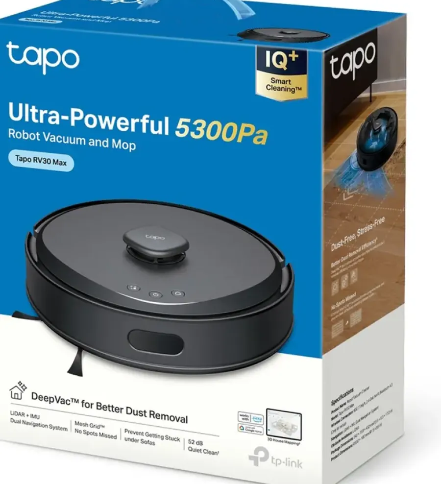TP-Link Tapo robotstofzuiger RV30 Max Hot