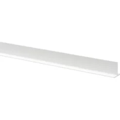 Geen T-profiel kunststof wit 18x18 mm lengte 260 cm Best