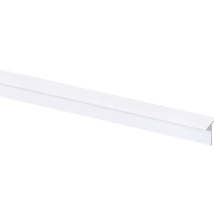 Geen T-profiel kunststof wit 18x18 mm lengte 260 cm Best