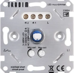 Tradim LED inbouwdimmer 150W/VA - 100W Sale