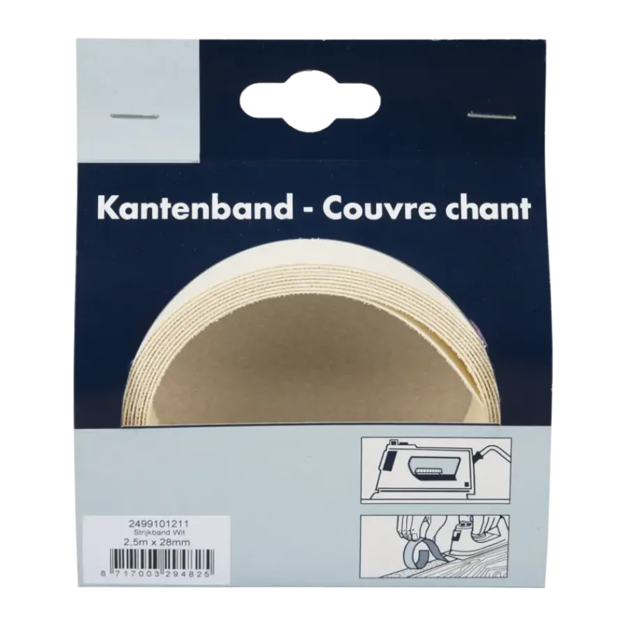 Geen Trends kantfolie wit 28 mm 250 cm