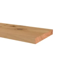Geen Tuinplank thermisch gemodifeerd vurenhout geschaafd 1,8 x 13 x 240 cm