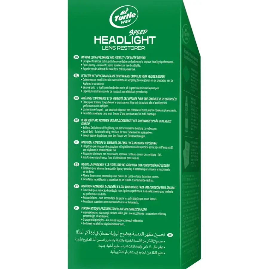 Turtle Wax Speed Headlight Kit Outlet