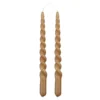 Twist dinerkaars bruin 2 stuks - h29xd2,2cm
