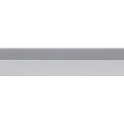 U-profiel kunststof RVS look 18x21mm 260cm
