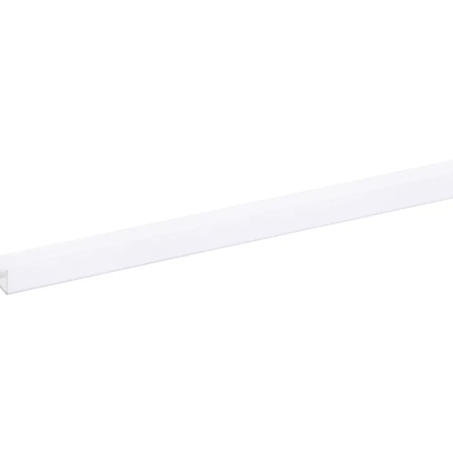 Geen U-profiel kunststof wit 10x13 mm lengte 260 cm Hot
