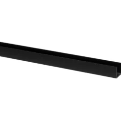 Geen U-profiel kunststof zwart 18x18 mm lengte 260 cm Best