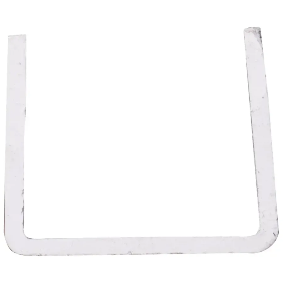 Geen U-profiel 2600 x 18mm wit Best