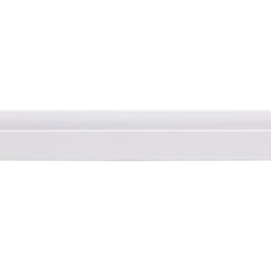 Geen U-profiel 2600 x 18mm wit Best