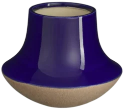 Vaas blauw - h20xd25cm