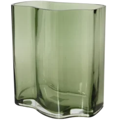 Vaas glas groen 18 x 12 x 20 cm