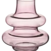 Vaas glas paars 20x20x20cm