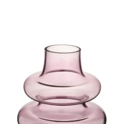 Vaas glas paars 20x20x20cm