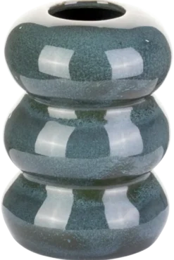 Vaas keramiek groen 10 cm