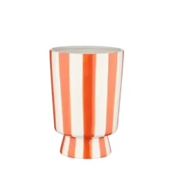 Vaas met oranje strepen