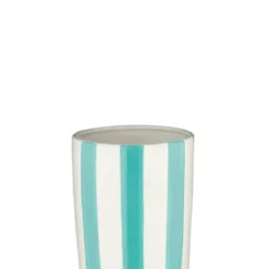 Vaas met strepen blauw