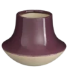 Vaas paars - h20xd25cm