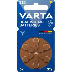 Varta 312 Acoustic Special hoortoestel batterijen type 312 bruin 6 stuks Sale