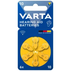 Varta 10 Acoustic Special hoortoestel batterijen type 10 geel 6 stuks