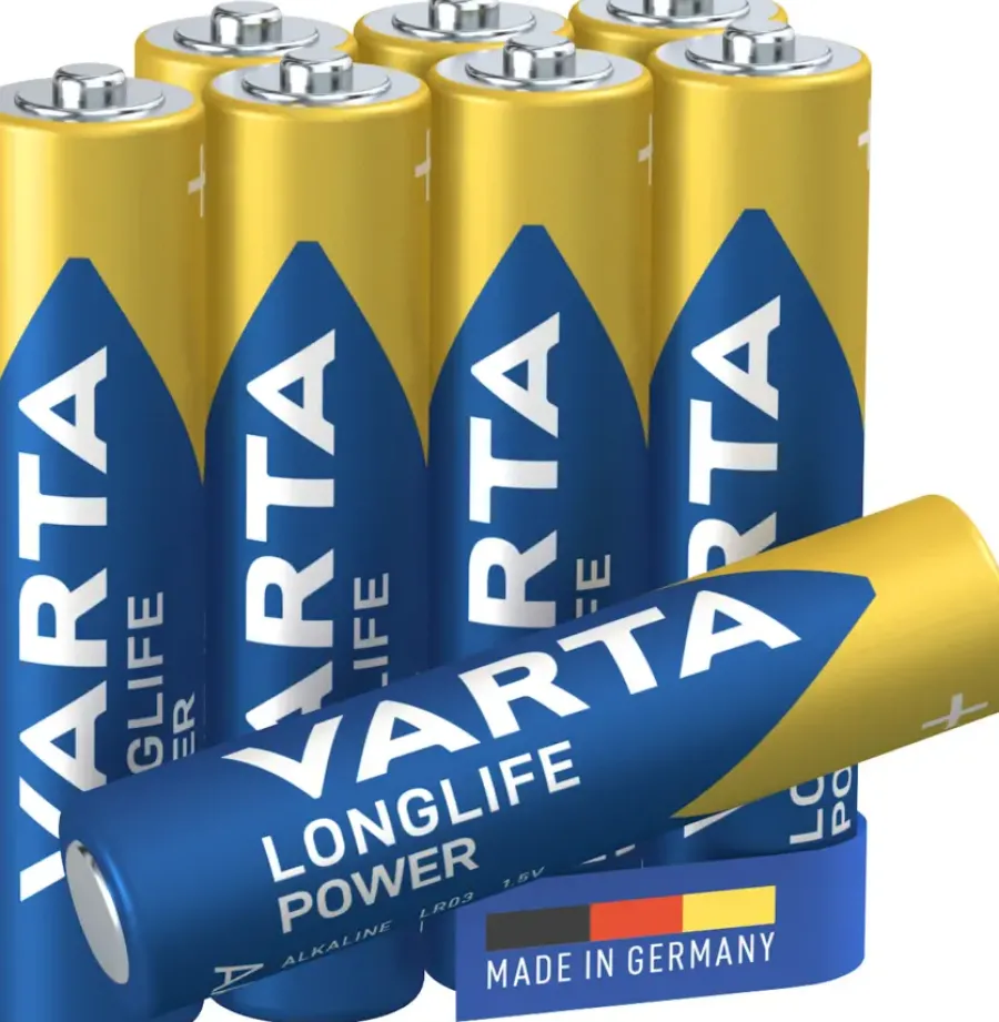 Varta Longlife Power Batterij AAA 4+4 stuks Hot