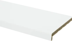 Vensterbank kunststof wit 300x25 cm inclusief eindkappen