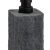 Villata zeepdispenser polyresin grijs