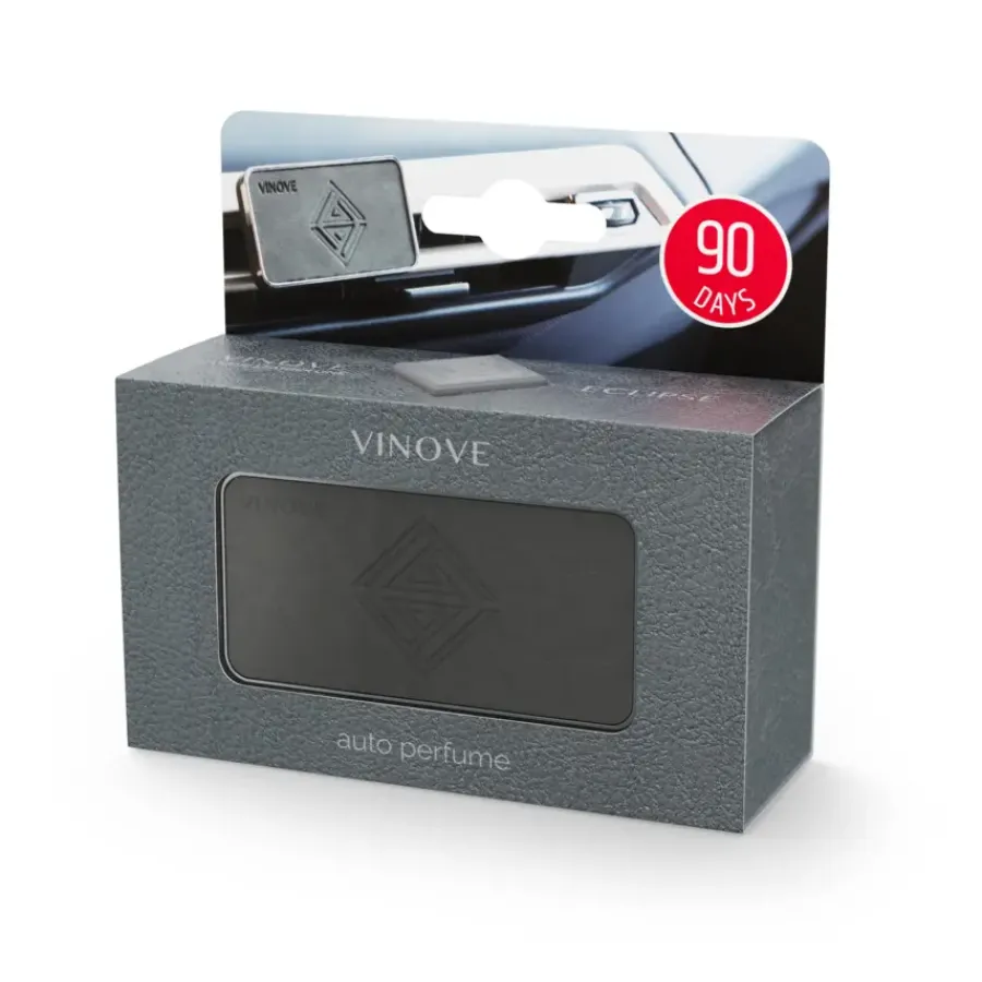 Vinove luchtverfrisser leather eclipse silverstone Clearance