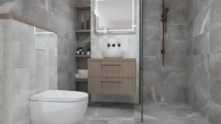 Vloertegel Crystal zoutsteen 60 x 60 cm keramiek antraciet 1,46 m²