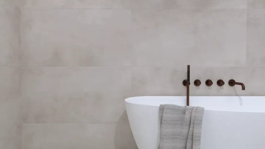 Vloertegel Element taupe 119,8 x 60 cm keramiek 1,44 m²