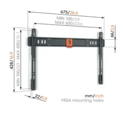 Vogel's TV-steun Fixed L - 40 t/m 100 inch Outlet