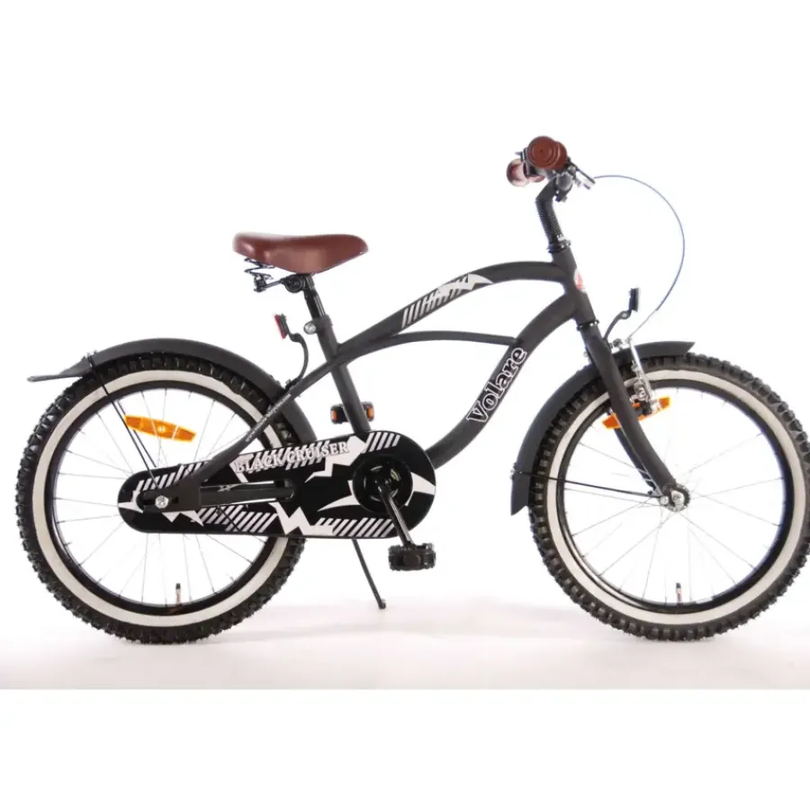 Volare Black Cruiser kinderfiets zwart 18 inch Best