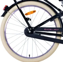 Volare Excellent kinderfiets zwart 24 inch Clearance