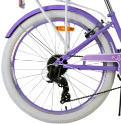 Volare Lovely kinderfiets paars wit 24 inch Best