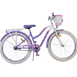 Volare Lovely kinderfiets paars wit 26 inch