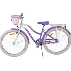 Volare Lovely kinderfiets paars wit 26 inch
