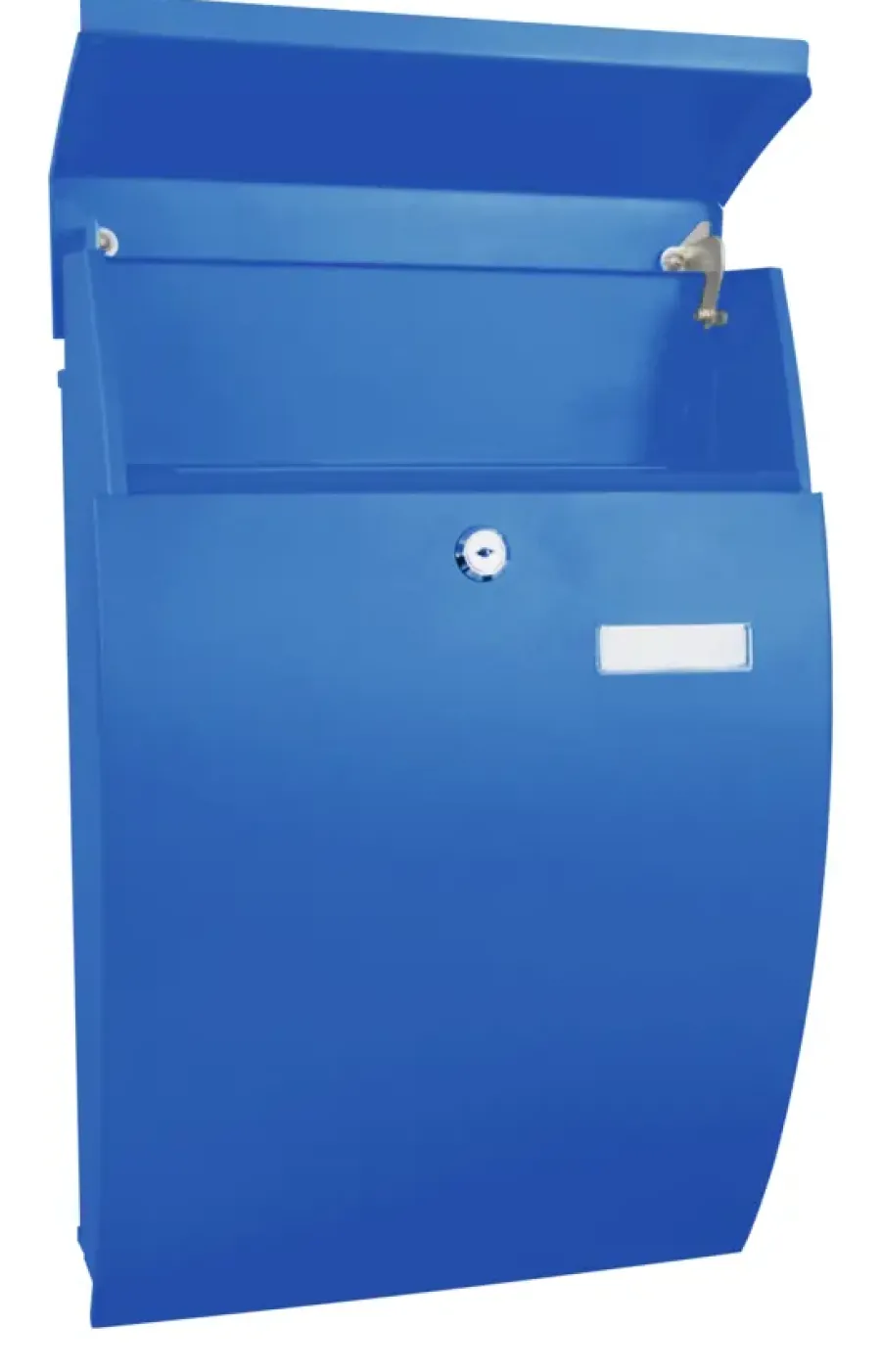 V-part Brievenbus staal Geronan blauw Clearance