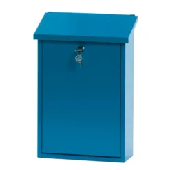 V-part Brievenbus Toledon blauw Discount