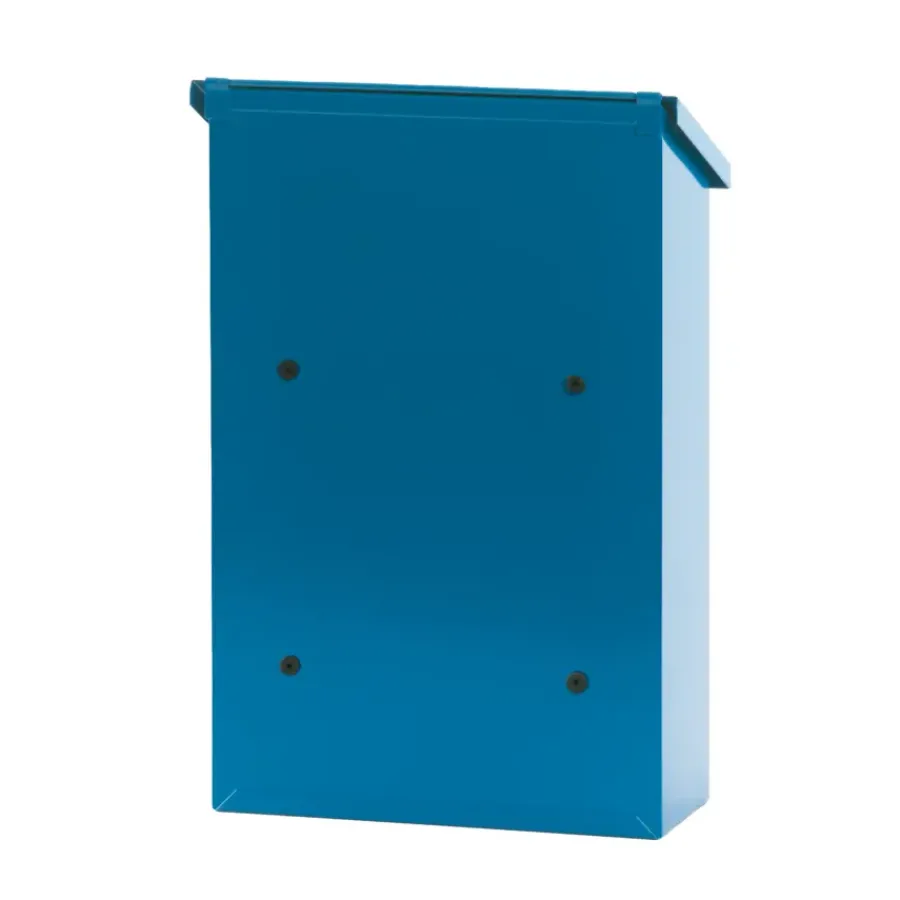 V-part Brievenbus Toledon blauw Discount