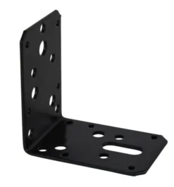 Waelbers hoekanker zonder ril 70 x 70 x 55 mm zwart