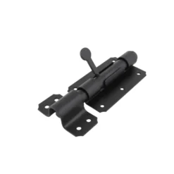 Waelbers schuifgrendel zware uitvoering 100 mm zwart