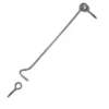 Waelbers windhaak inclusief los oog 300 mm RVS