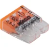 Wago Lasklem 3-voudig compact 0,5-2,5mm² 2273-203 30 stuks Discount