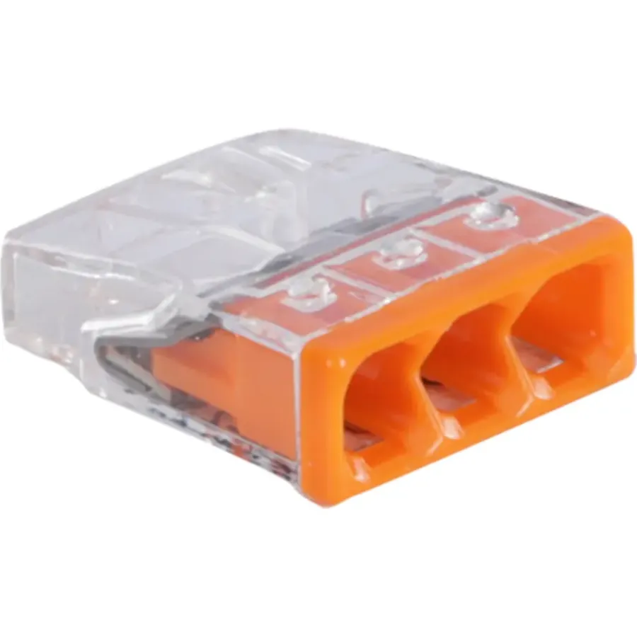 Wago Lasklem 3-voudig compact 0,5-2,5mm² 2273-203 30 stuks Discount