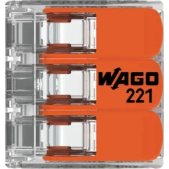 Wago Lasklem 3-voudig 0,14-4mm2 Hersluitbaar 12 stuks Discount