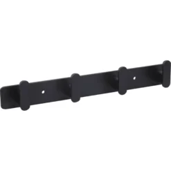 Wandkapstok Joe zwart aluminium 295 mm
