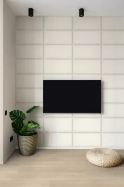 Geen Wandkussen bouclé crème 60x30 cm Discount