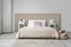 Geen Wandkussen boucle taupe 120x30 cm Clearance