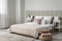 Geen Wandkussen linnen taupe 120x30 cm Discount