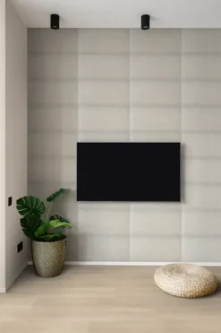 Geen Wandkussen linnen taupe 60x30 cm New