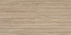Wandtegel Linea houtlook 60 x 30 cm keramiek bruin 1,44 m²